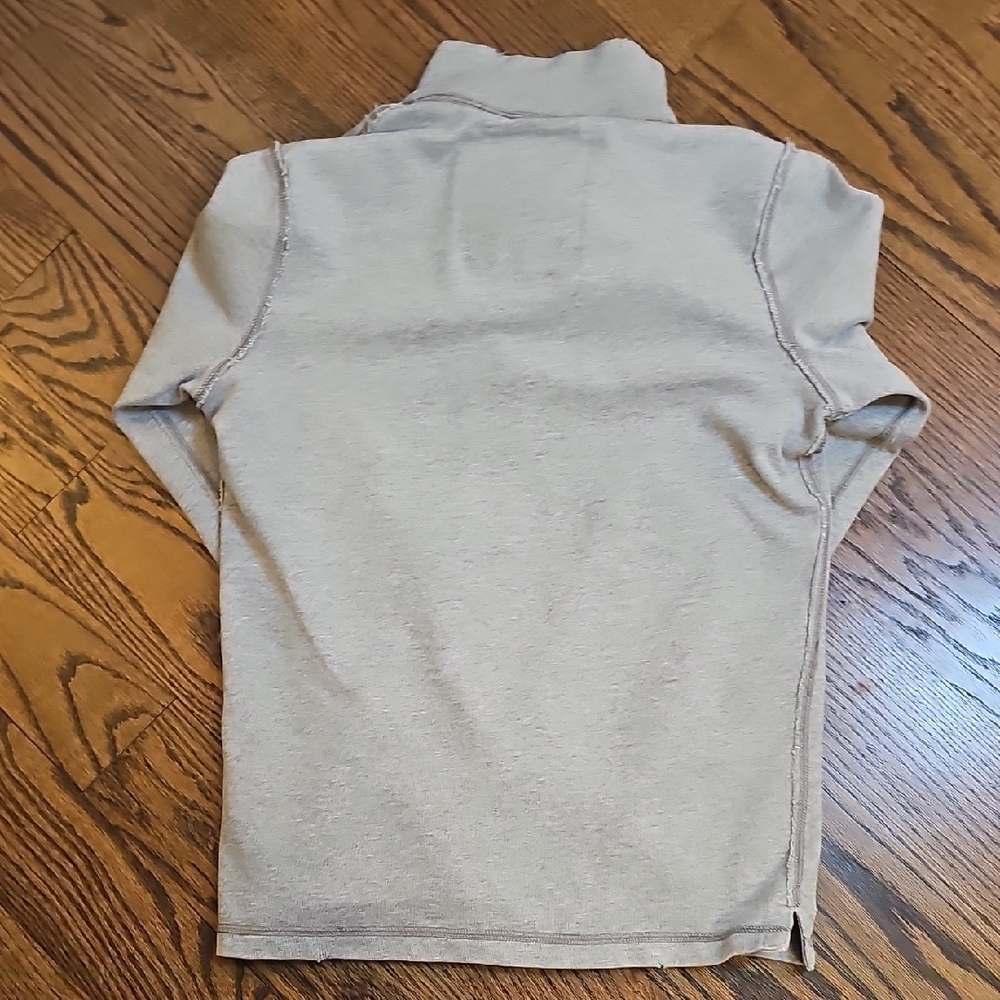 Vintage Abercrombie & Fitch Gray Button Pullover Sweater Size Small - Picture 13 of 15